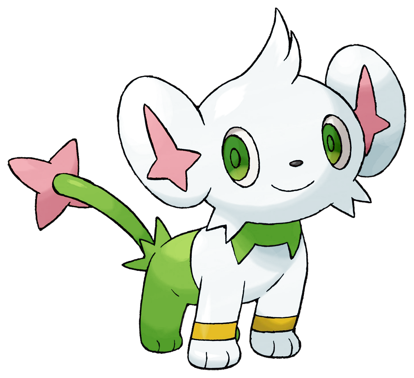 shinx edited with the colors of shaymin